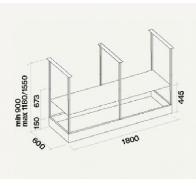 Вытяжка Falmec SPAZIO 180 NERO