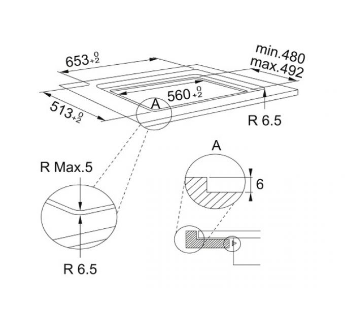 Варочная панель Franke FSM 653 I D BK (108.0606.109) индукционная