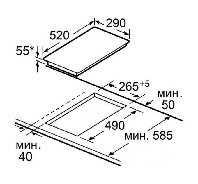 Варочная панель MAUNFELD AVI292SSTBK индукционная
