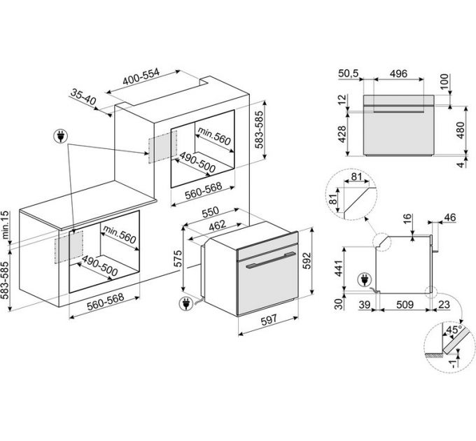 Духовой шкаф SMEG SOP6900TX