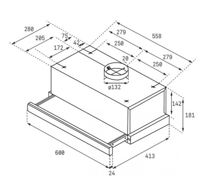 Вытяжка Teka TL 6310 BLACK (40474252)