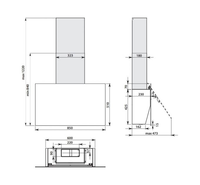 Вытяжка Falmec COVER BLACK