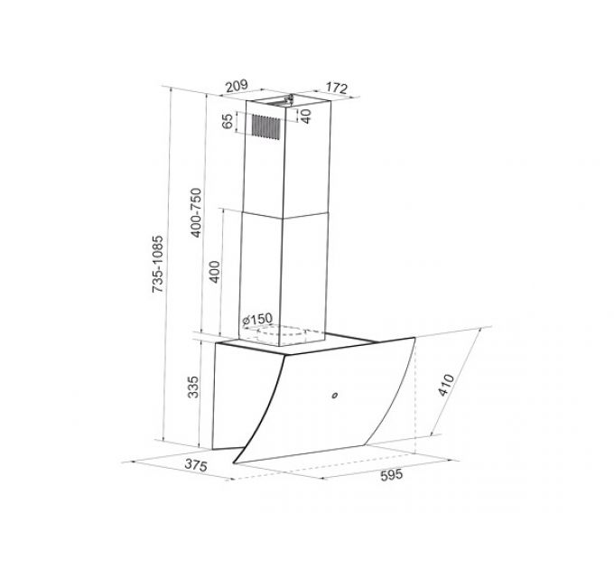 Вытяжка EXITEQ EX-1216