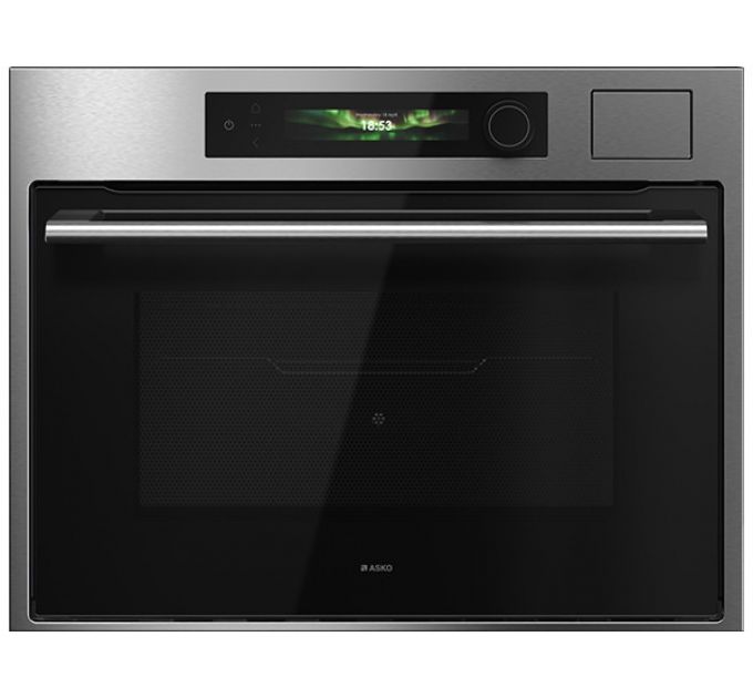 Духовой шкаф ASKO OCSM64SSH компактный c паром и СВЧ