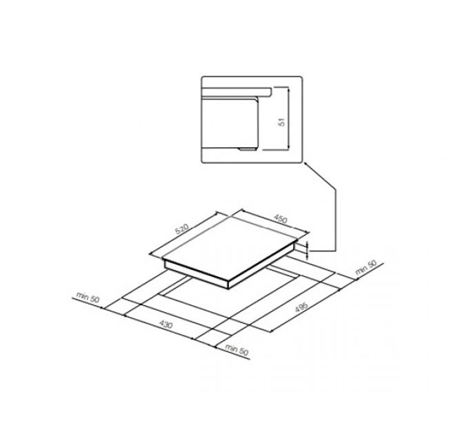 Варочная панель GRAUDE EK 45.0 S электрическая