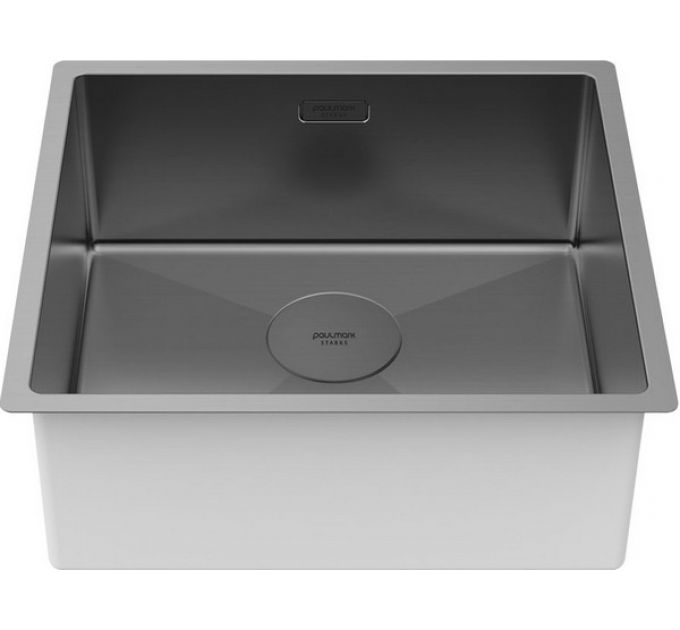 Мойка Paulmark Next 48 uni PM214844-GM, вороненая сталь