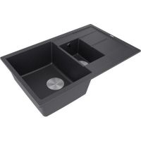 Мойка Paulmark Flugen 60/1,5 PM237850-BL, черный гранит