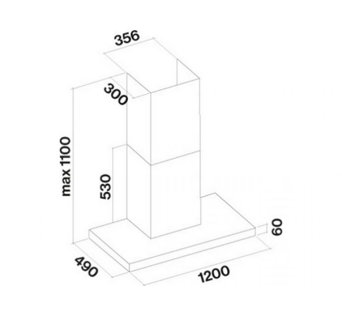 Вытяжка Falmec PLANE NRS 120 (PLUS)