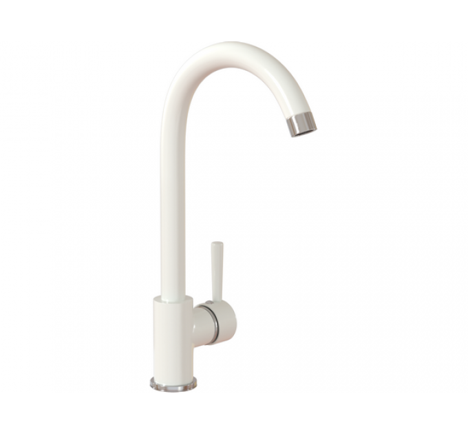 Смеситель Gamma Stone GS-014 белый 331