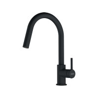 Смеситель Franke Lina с выдвижным шлангом, черный матовый (115.0626.053)