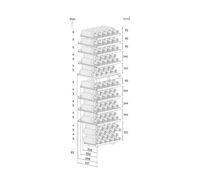 Винный шкаф Liebherr EWTgb 3583-26 001 Vinidor встраиваемый