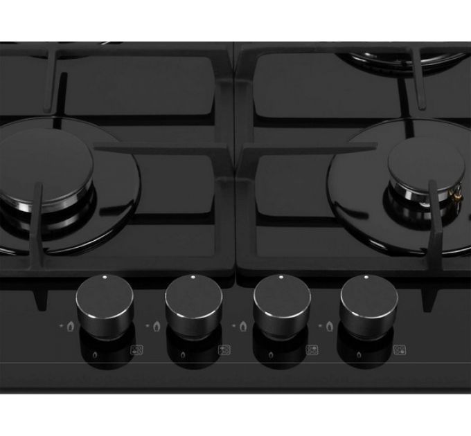 Варочная панель MEFERI MGH604BK GLASS POWER газовая