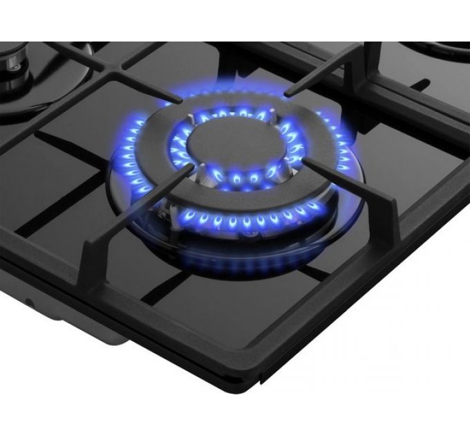 Варочная панель MEFERI MGH604BK GLASS POWER газовая