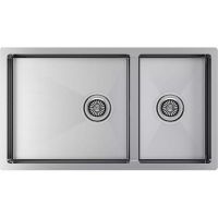 Мойка Paulmark Gerberg 78/2S uni PM227844-BS, брашированная нерж.сталь