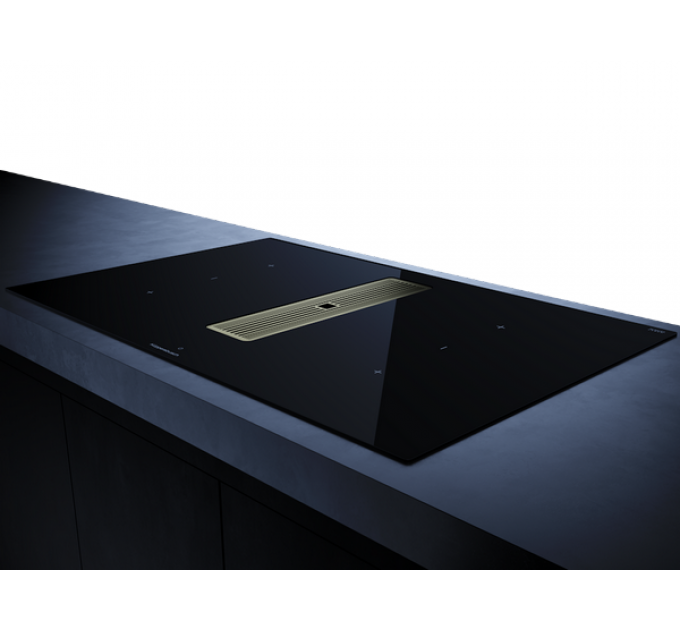 Варочная панель Kuppersbusch KMI 8350.0 SR Gold индукционная с вытяжкой