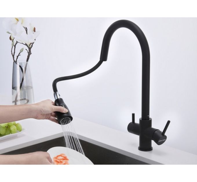 Смеситель Paulmark Lange La214212-AN (401), антрацит