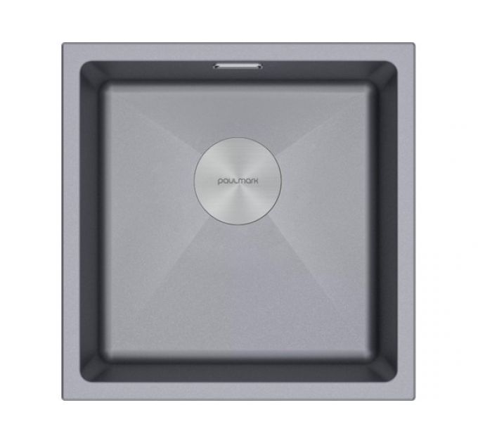 Мойка Paulmark Lumi 45uni LU45-GRM, серый металлик