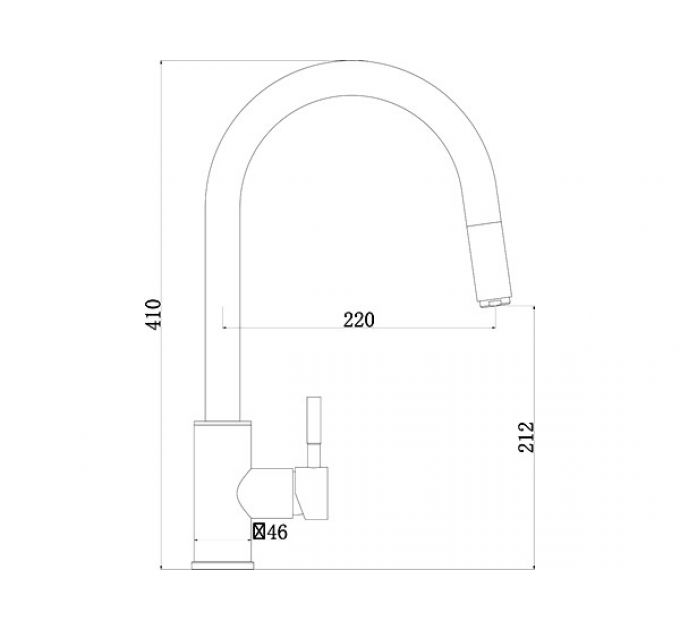 Смеситель Ukinox UM2181 SS