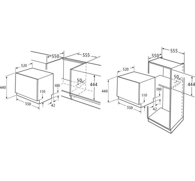 Посудомоечная машина KRONA HAVANA 55 CI