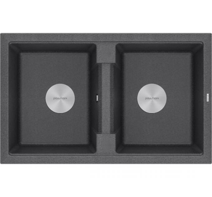 Мойка Paulmark Tandem 80/2 PM238150-DG, графит