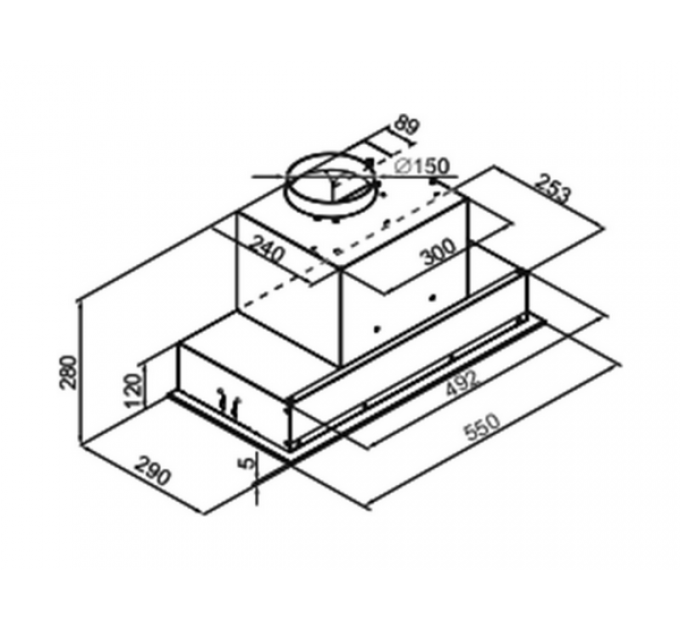 Вытяжка De Dietrich DHG2684B