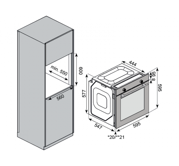 Духовой шкаф Kuppersberg HF 603 B