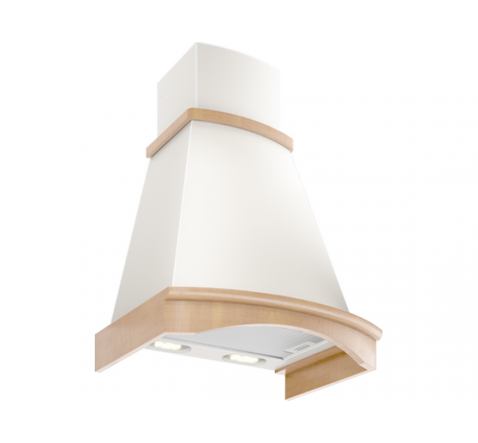 Вытяжка Elikor Ротонда 60П-650-П3Л бежевый/дуб неокр.съемное