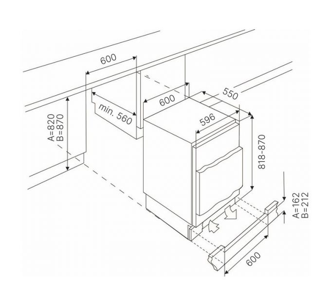 Холодильник Kuppersbusch FKU 1545.0i встраиваемый