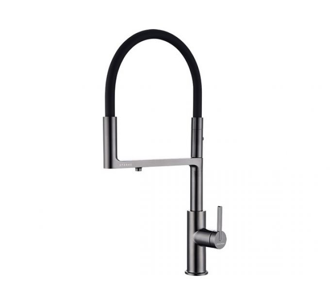 Смеситель Paulmark Tornado To213402-GB, глянцевый черный