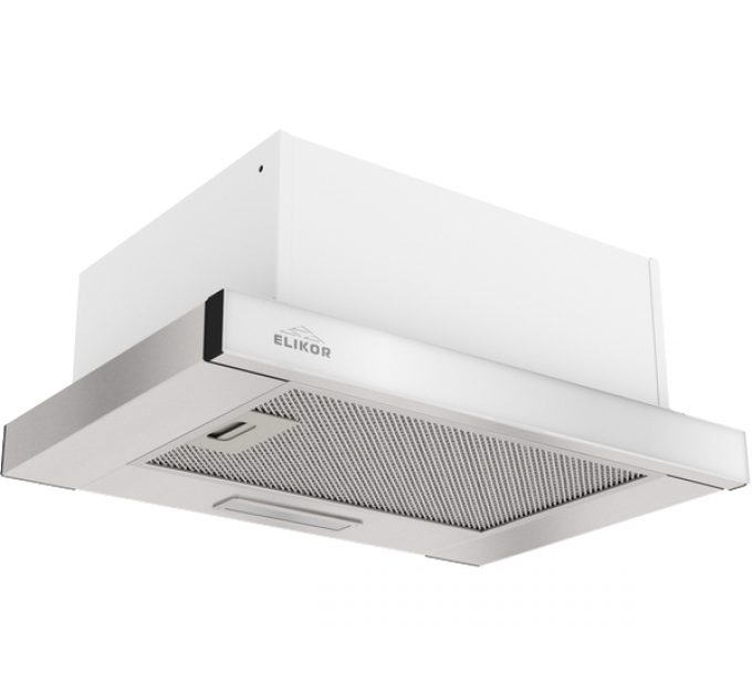 Вытяжка Elikor Интегра GLASS 45Н-400-В2Д нерж/стекло белое