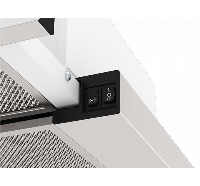 Вытяжка Elikor Интегра GLASS 45Н-400-В2Д нерж/стекло белое