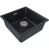 Мойка Paulmark Lumi 45uni-skew LU45SK-BLM, черный