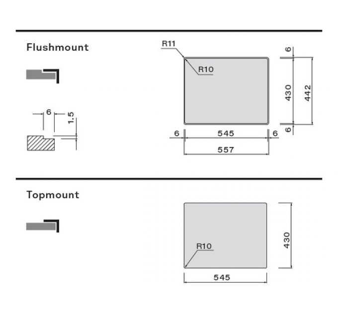 Мойка Falmec Garda 18+31