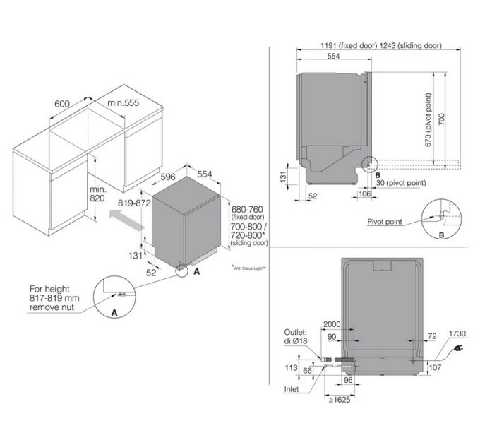 Посудомоечная машина ASKO DSD747U