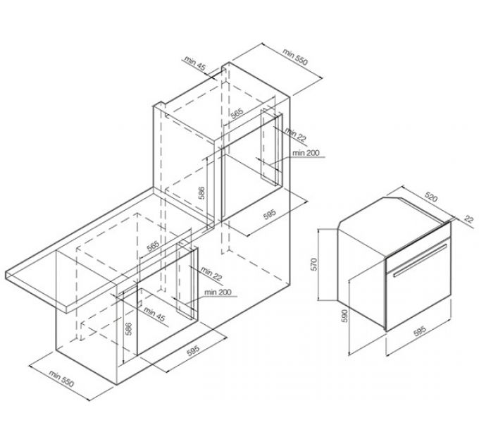 Духовой шкаф GRAUDE BE 60.0 S