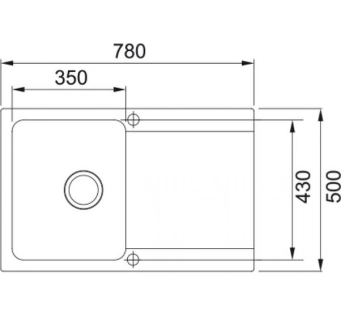 Мойка Franke OID 611-78, оникс (114.0443.359)
