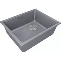 Мойка Paulmark Lumi 55uni-skew LU55SK-GRM, серый металлик