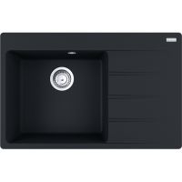 Мойка Franke CNG 611/211-78 TL, черный матовый, чаша слева (114.0639.726)
