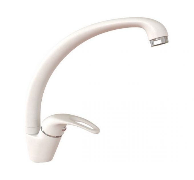 Смеситель Gamma Stone GS-007 белый 331