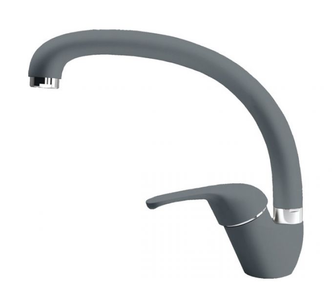 Смеситель Florentina Мира серый шелк