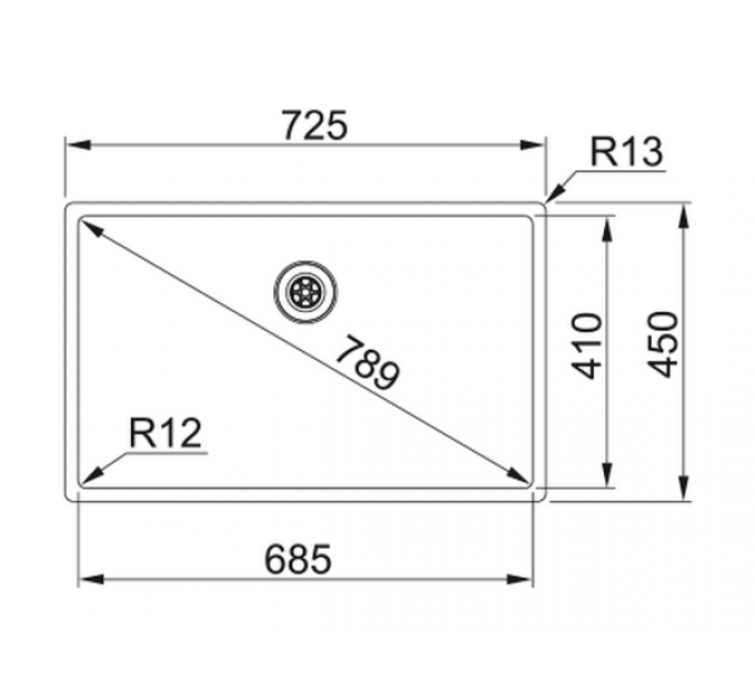Мойка Franke BXX 210-68, стоп-вент. (127.0677.199)