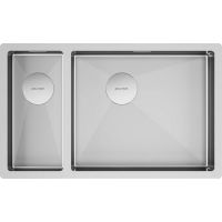 Мойка Paulmark Next 69/2S uni PM226944-BSR, брашированная нерж. сталь