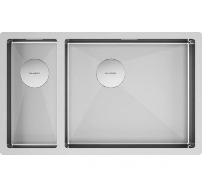 Мойка Paulmark Next 69/2S uni PM226944-BSR, брашированная нерж. сталь