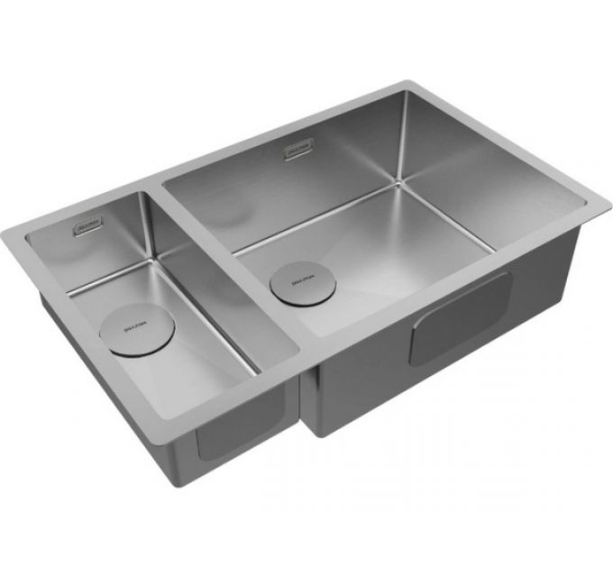 Мойка Paulmark Next 69/2S uni PM226944-BSR, брашированная нерж. сталь