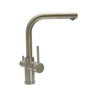 Смеситель Florentina Кристалл нержавеющая сталь