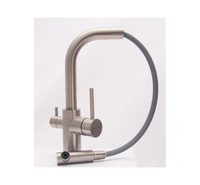 Смеситель Florentina Кристалл нержавеющая сталь