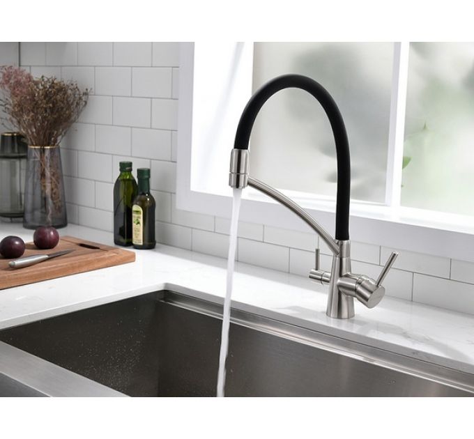 Смеситель Paulmark Siegen Si213111-BS (NI), брашированная сталь (никель)