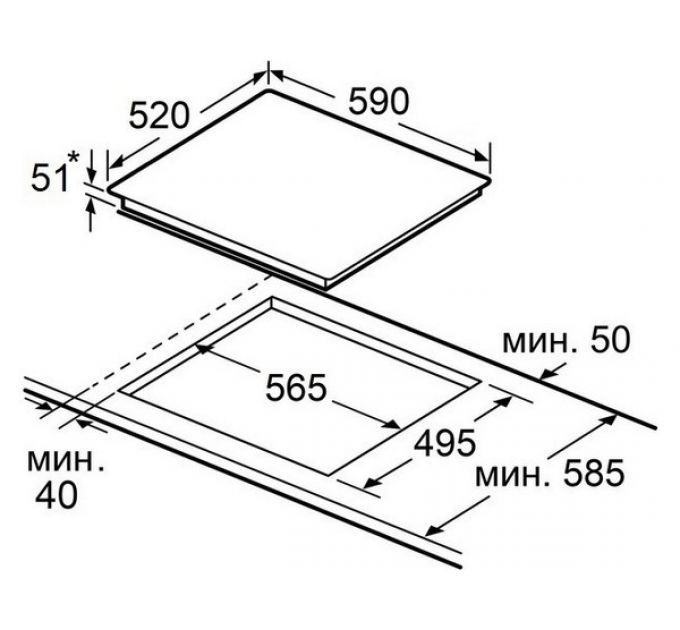 Варочная панель MAUNFELD CVI594SF2BK LUX Inverter индукционная