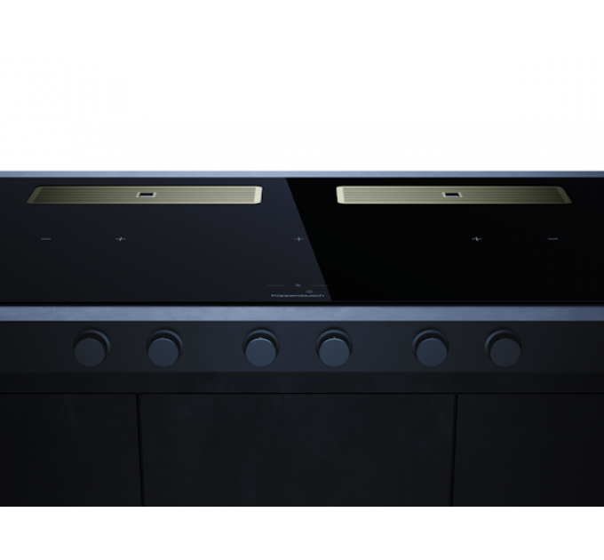 Варочная панель Kuppersbusch KMI 12850.0 SR-S Gold индукционная с вытяжкой