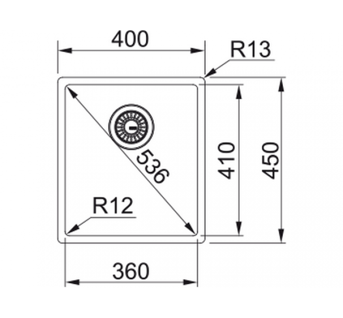 Мойка Franke BXX 210-36, стоп-вент. (127.0678.818)